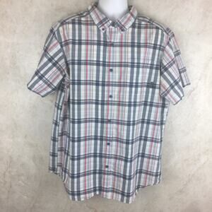 Columbia Sportswear Company Plaid  Short-Sleeve Button-Up  Shirt Men's Size XL